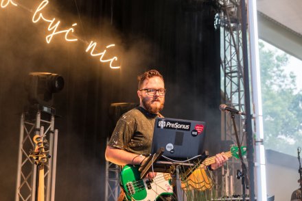 Koncert zespołu Kwiat Jabłoni w wiślańskim amfiteatrze